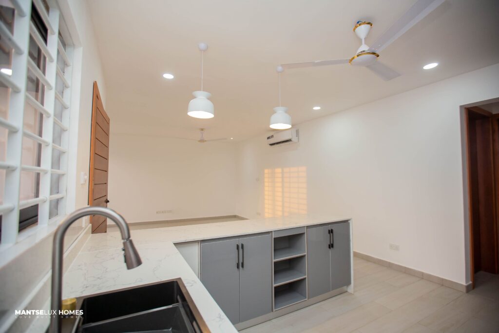 the living area view of a two bedroom semi detached home